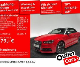 AUDI S3 CABRIOLET 2.0 TFSI QUATTRO B&O LED NAVI R-KAM