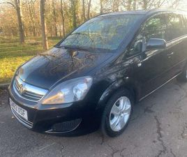 VAUXHALL ZAFIRA 1.6 16V EXCLUSIV EURO 5 5DR