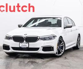 2018 BMW 5 SERIES M550I XDRIVE W/ NAVIGATION, HEATED FRONT SEATS
