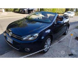 GOLF 6 CABRIO 1.6 TDI UNIPROP KM CERTIFICATI