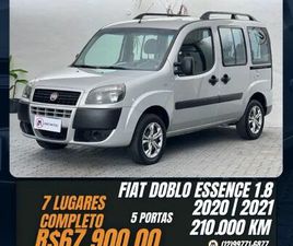 FIAT DOBLO FIAT DOBLO ESSENCE 1.8 FLEX 16V 5P 2021