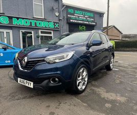 RENAULT KADJAR RENAULT KADJAR 1.6 DCI DYNAMIQUE S NAV – SUV 5DR – DIESEL MANUAL – EURO 6 (START/STOP) £35 TAX