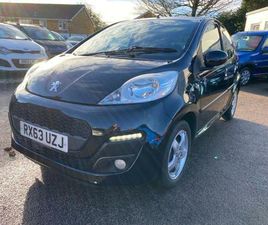 2013 PEUGEOT 107 1.0 ENVY 5DR HATCHBACK PETROL MANUAL