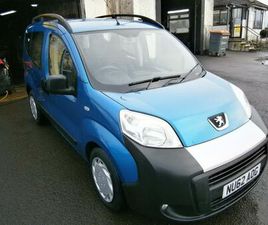 2012 PEUGEOT BIPPER TEPEE 1.3 HDI 75 OUTDOOR 5DR EGC MPV DIESEL AUTOMATIC