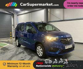 VAUXHALL COMBO 1.5 TURBO D SE EURO 6 (START/STOP) 5DR
