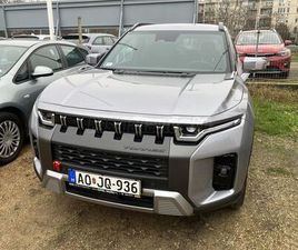 SSANGYONG TORRES SSANGYONG TORRES 1.5 TURBO GDI CLEVER (AUTOMATA) MAGYAR. SZERVIZKÖNYV. 6000 KM