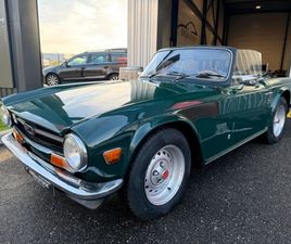 TRIUMPH TR6 TRIUMPH TR3 TR TR6 2.5L 104CH BVM4 CABRIOLET 2 PLACES CARTE GRISE FRANÇAISE DE COLLECTION ECHAPPEMENT SPORT GARANTIE 6 MOIS