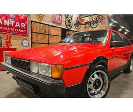 VOLKSWAGEN SCIROCCO 1986 VOLKSWAGEN SCIROCCO ROUGE MANUEL, 5 VITESSES CONDUIT...