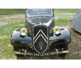 1948 CITROEN TRACTION AVANT NOIR MANUEL, 3 VITESSES CONDU...
