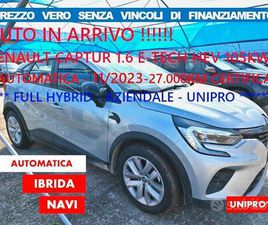 RENAULT CAPTUR E-TECH RENAULT CAPTUR FULL HYBRID E-TECH 145 CV*NO VINCOL