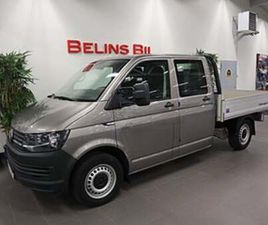 VOLKSWAGEN TRANSPORTER VOLKSWAGEN TRANSPORTER 2.0 TDI DUBBELHYTT & FLAK