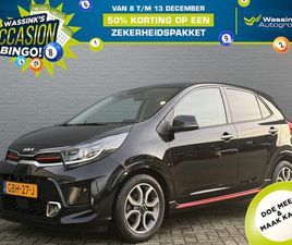 KIA PICANTO KIA PICANTO - 1.0 DPI 63PK 4-ZITS GT-LINE | NAVIGATIE | CRUISE CONTROL | LEDEREN BEKLEDING | APPLE CARPL