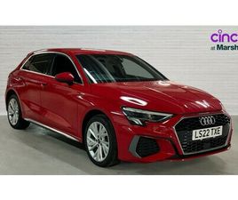 AUDI A3 40 TFSI E AUDI A3 5DR A3 40 TFSI E S LINE 5DR S TRONIC