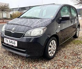 SKODA CITIGO BRUGT SKODA CITIGO 1,0 MPI AMBITION 60HK 5D TIL SALG