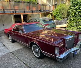 LINCOLN CONTINENTAL LINCOLN CONTINENTAL MARK V, 1978, V8, OLDTIMER, ROT