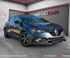 RENAULT MEGANE RS TROPHY RENAULT MEGANE IV BERLINE TCE 300 EDC RS TROPHY ENTRETIEN COMPLET RENAULT CARPLAY SIÈGES RECARO RS MONITOR GARANTIE 12 MOIS