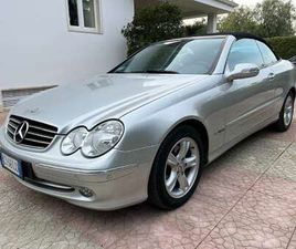 MERCEDES CLK CABRIO CLK 200 CABRIO 200K - AVANTGARDE - KM. 68.000 ORIGINALI