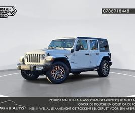 JEEP WRANGLER UNLIMITED 4XE 380 SAHARA |STUUR+STOELVERW.|CAMERA V+A|ALPINE AUDIO| 4160