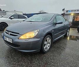 PEUGEOT 307 CC 2.0 CABRIOLET NYSERVAD NYBESIKTAD EURO 3
