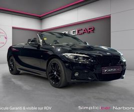 BMW SERIE 2 CABRIOLET 218 BMW SERIE 2 CABRIOLET F23 218D 150 CH BVA8 M SPORT LCI2 HARMAN KARDON CAMÉRA ENTRETIEN FULL BMW GARANTIE 12 MOIS