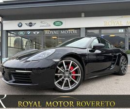 PORSCHE 718 BOXSTER S 718 CAYMAN 2.5 S 350CV MANUALE ! SERVICE PORSCHE!!