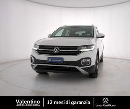 VOLKSWAGEN T-CROSS VOLKSWAGEN T-CROSS 1.0 TSI 110 CV DSG ADVANCED DEL 2023 USATA A ROMA
