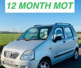 2003 SUZUKI WAGON R+ 1.3 PETROL AUTOMATIC – ULEZ – NEW MOT