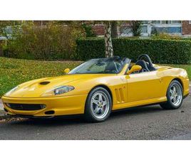 FERRARI 550 MARANELLO 2001 FERRARI 550 MARANELLO JAUNE MANUEL, 6 VITESSES CONDU...