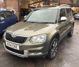 SKODA YETI OUTDOOR 2014 SKODA YETI 1.8 TSI LAURIN + KLEMENT 4X4 5DR HATCHBACK PETROL MANUAL