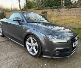 2013 AUDI TT 1.8T FSI S LINE 2DR [2011] CONVERTIBLE PETROL MANUAL