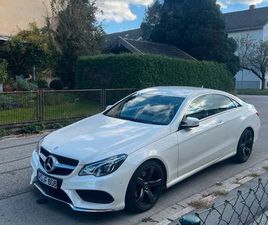 MERCEDES-BENZ E 220 COUPÉ AMG PAKET WEIß