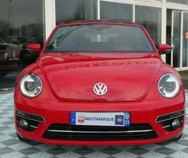 VOLKSWAGEN COCCINELLE CABRIOLET 1.2 TSI 105 BVM6 SOUND GPS XÉNON SC JA17 CARNET