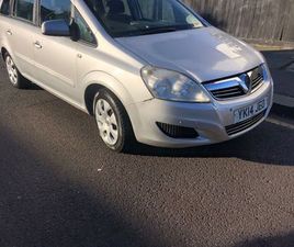 VAUXHALL, ZAFIRA, MPV,7 SEATER MANUAL, 1598 (CC), 5 DOORS