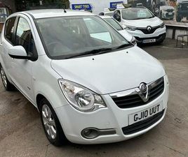 2010 VAUXHALL AGILA 1.2 16V DESIGN 5DR AUTO HATCHBACK PETROL AUTOMATIC