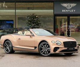 BENTLEY CONTINENTAL GTC 4.0 V8 GTC CONVERTIBLE 2DR PETROL AUTO 4WD EURO 6 (START/STOP) (550 PS)