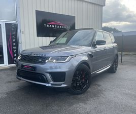 LAND ROVER RANGE ROVER SPORT P400E LAND ROVER RANGE ROVER SPORT MARK IX P400E PHEV 2.0L 404CH AUTOBIOGRAPHY DYNAMIC / ENTRETIEN LAND ROVER / CAMERA 360°