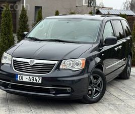 LANCIA VOYAGER, CENA 7 800 €. LANCIA VOYAGER 2.8 DĪZELIS 130KW TIKKO KLIMATKONTROLE, ĀDAS - SLUDINĀJUMI