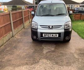 PEUGEOT, PARTNER COMBI, MPV, 2007, MANUAL, 1560 (CC), 5 DOORS