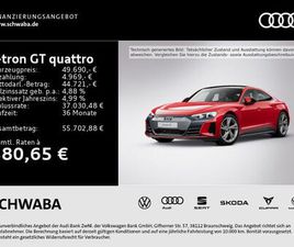 AUDI E-TRON GT AUDI E-TRON GT QUATTRO MATRIX*PANO*HUD*8-FACH*