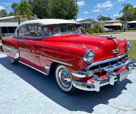 CHEVROLET BEL AIR 1954 CHEVROLET BEL AIR/150/210 ALL ORIGINAL, BEAUTIFULLY RESTORED, RED/RED