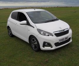 2015 PEUGEOT 108 1.2 PURETECH ALLURE 5DR HATCHBACK PETROL MANUAL