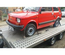 FIAT 126 1978 FIAT 126 ROUGE MANUEL, 4 VITESSES CONDUITE À DROITE...