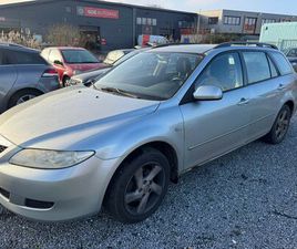 MAZDA 6 BREAK MAZDA 6 SPORTBREAK - 1.8I TOURING 232 KM-BENZINE -TREKHAAK-STATIONWAGEN-COMBI-5. DEUREN-GRIJS.