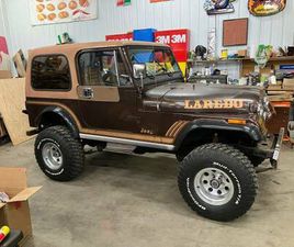 1986 JEEP CJ7 LAREDO, ORIGINAL PAINT, NO RUST, 5 SPD, DANA 44