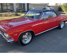 CHEVROLET MALIBU CABRIOLET 502-POWERED 1966 CHEVROLET CHEVELLE MALIBU CONVERTIBLE
