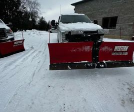 2017 FORD F-250 WITH WESTERN V PLOW