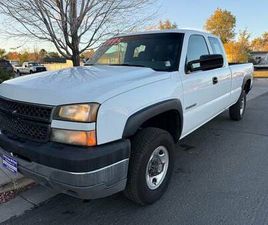 2005 CHEVROLET SILVERADO 2500HD LONG BED EXTRA CAB 8FT LONG BED 4X4