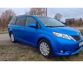 TOYOTA SIENNA 3.5 V6 XLE AWD 272KM 2015 ROK