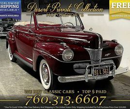 FORD SUPER DELUXE CONVERTIBLE