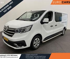 RENAULT TRAFIC CABINE RENAULT TRAFIC 2.0 DCI 150PK L2H1 DUBBELE CABINE WORK EDITION AIRCO CRUISE CONTROL NAVI PARKEERSENSOREN VOOR & ACHTER CAMERA